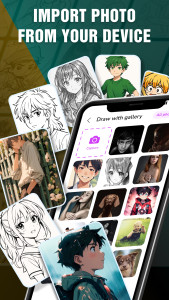 اسکرین شات 5 برنامه Draw Anime: AR Drawing Sketch