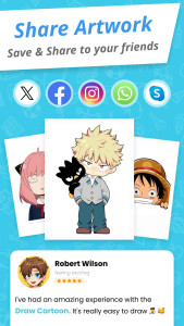 اسکرین شات 6 برنامه Draw Cartoon - AR Drawing App