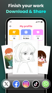 اسکرین شات 5 برنامه AR Drawing - Sketchar App