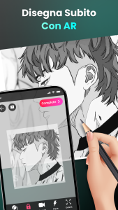 اسکرین شات 2 برنامه AR Drawing - Sketchar App