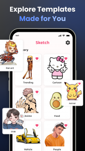 اسکرین شات 3 برنامه AR Drawing - Sketchar App