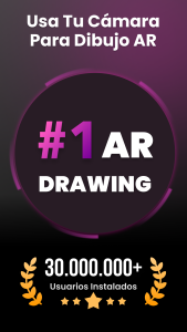 اسکرین شات 1 برنامه AR Drawing: AR Art Drawing