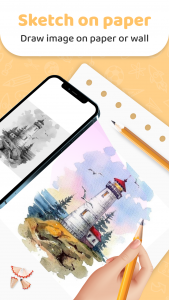 اسکرین شات برنامه AR Drawing - Sketchar App 7