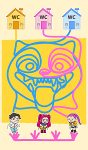 اسکرین شات 2 بازی Toilet Rush Race: Draw Puzzle