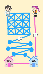 اسکرین شات 4 بازی Toilet Rush Race: Draw Puzzle