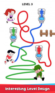 اسکرین شات بازی Toilet Rush Race: Draw Puzzle 5
