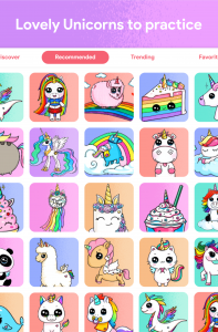 اسکرین شات 7 برنامه DrawCutie - Draw Cute Girls