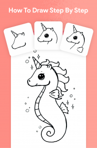 اسکرین شات 2 برنامه DrawCutie - Draw Cute Girls