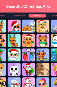 اسکرین شات 6 برنامه DrawCutie - Draw Cute Girls