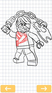 اسکرین شات 7 برنامه How to draw Ninja characters