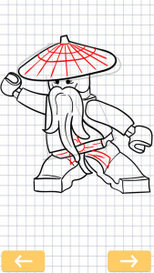 اسکرین شات 8 برنامه How to draw Ninja characters