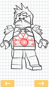 اسکرین شات 6 برنامه How to draw Ninja characters