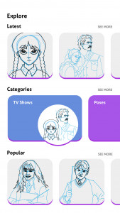 اسکرین شات برنامه Drawing Apps: Coloring & Color 3