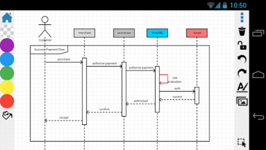 اسکرین شات برنامه DrawExpress Diagram Lite 6