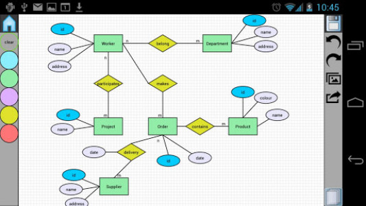 اسکرین شات برنامه DrawExpress Diagram Lite 7