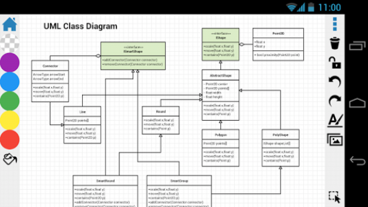 اسکرین شات برنامه DrawExpress Diagram Lite 5