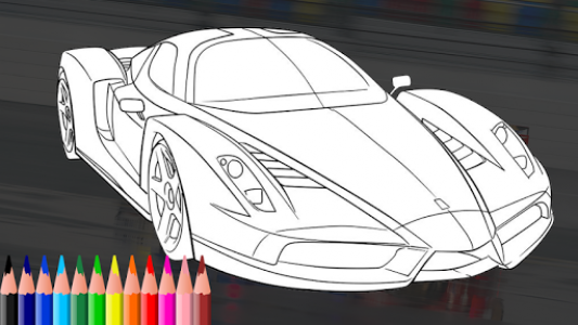 اسکرین شات برنامه color cars games - monster truck coloring 3