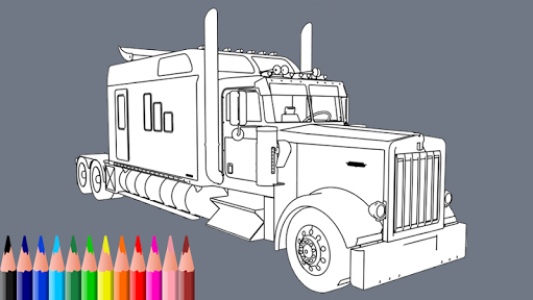 اسکرین شات برنامه color cars games - monster truck coloring 6