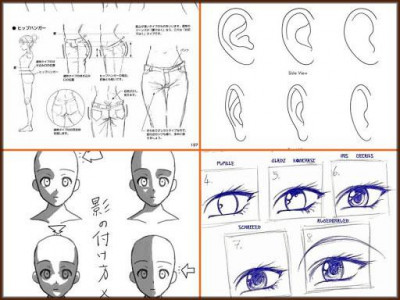 اسکرین شات برنامه How To Draw Anime Step By Step 1