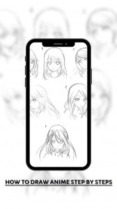 اسکرین شات برنامه Drawing Anime Step by Steps 7