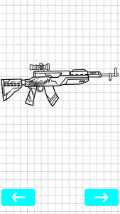 اسکرین شات 6 برنامه How to draw Fire weapons