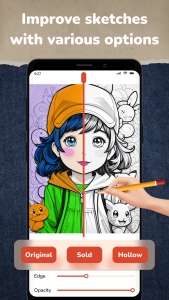 اسکرین شات 6 برنامه AR Draw Sketch: Sketch & Paint
