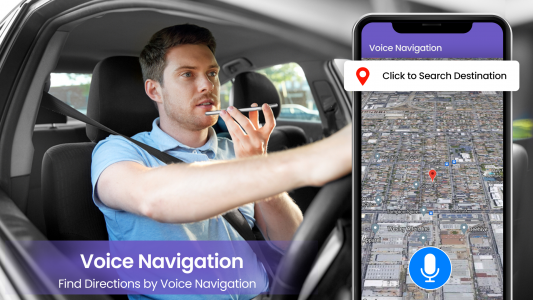 اسکرین شات برنامه GPS Maps Navigation:Directions 1