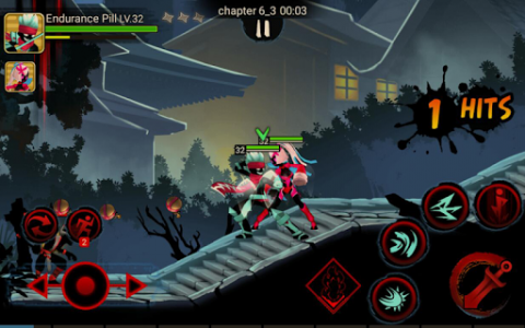 اسکرین شات بازی Stickman Ninja Legends Shadow Fighter Revenger War 2