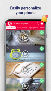 اسکرین شات 4 برنامه Old Phone: Ringtones