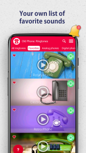 اسکرین شات 8 برنامه Old Phone: Ringtones