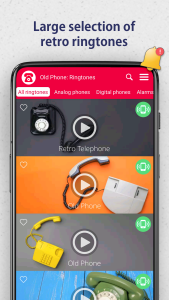 اسکرین شات 1 برنامه Old Phone: Ringtones