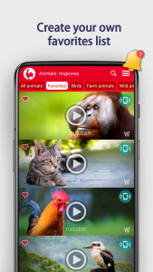 اسکرین شات برنامه Animals: Ringtones 5