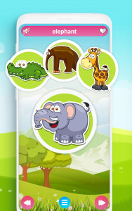 اسکرین شات 5 برنامه Animal Sounds for Kids