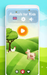 اسکرین شات 4 برنامه Animal Sounds for Kids