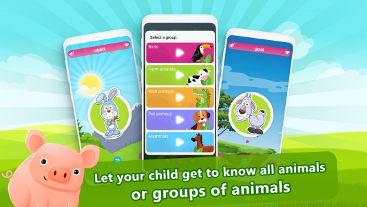 اسکرین شات برنامه Animal Sounds for Kids 3