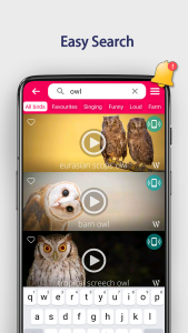 اسکرین شات 5 برنامه Bird Songs: Ringtones