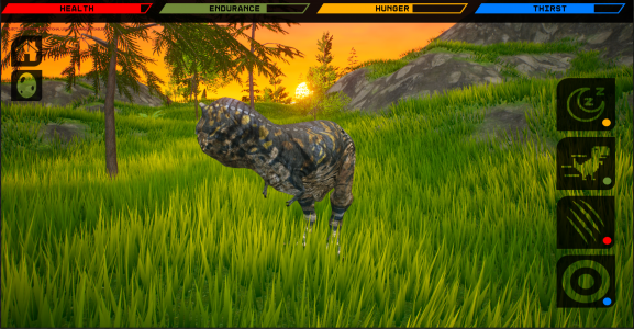 اسکرین شات بازی Trex Dinosaur Simulator : Trex 4