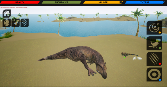 اسکرین شات بازی Trex Dinosaur Simulator : Trex 2