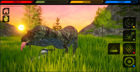 اسکرین شات بازی Trex Dinosaur Simulator : Trex 3