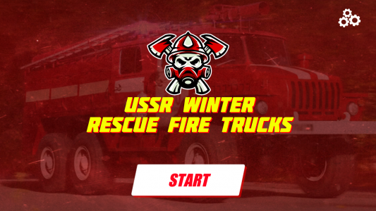 اسکرین شات بازی USSR Winter Rescue Fire Trucks 1