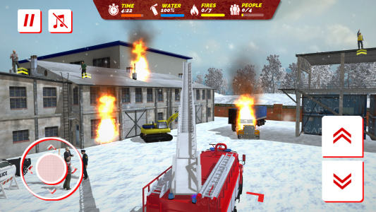 اسکرین شات 5 بازی USSR Winter Rescue Fire Trucks