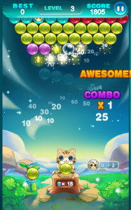 اسکرین شات بازی Bubble Cat 2