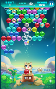 اسکرین شات بازی Bubble Cat 3