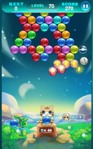 اسکرین شات بازی Bubble Cat 4