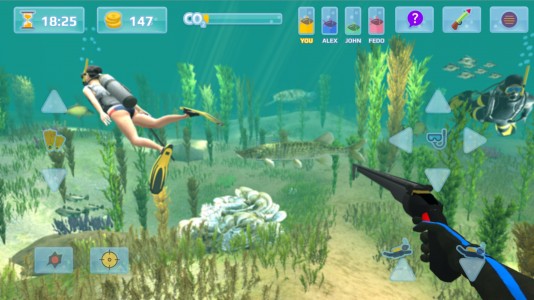 اسکرین شات 1 بازی Hunter underwater spearfishing