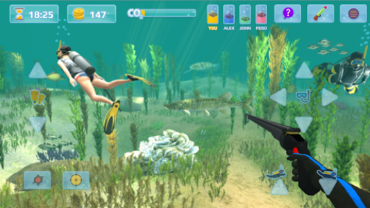اسکرین شات بازی Hunter underwater spearfishing 1