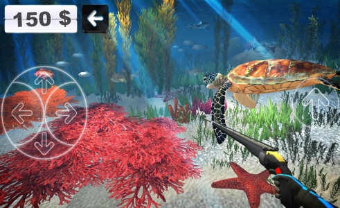 اسکرین شات 2 بازی Spearfishing. Marine life.