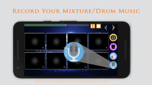 اسکرین شات برنامه Electro Drum Mixture 2