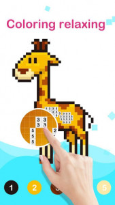 اسکرین شات بازی Unicorn: Color by Number, Pixel Art Color Number 4