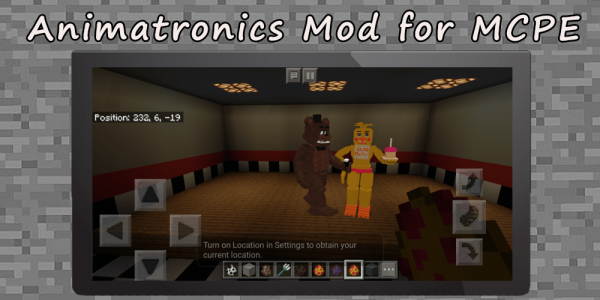اسکرین شات بازی Animatronics Mod Minecraft 1
